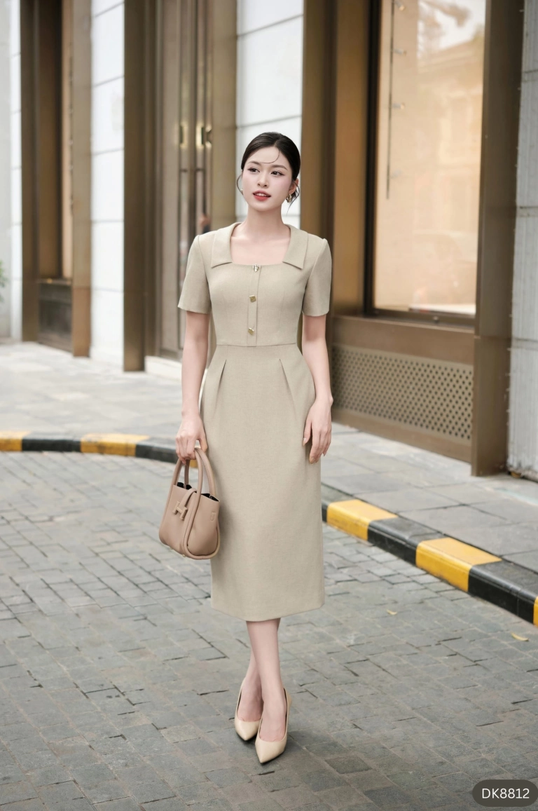 Đầm Body Cổ Vuông Xu Hướng 2026: Bắt Nhịp Streetwear Cực Chất