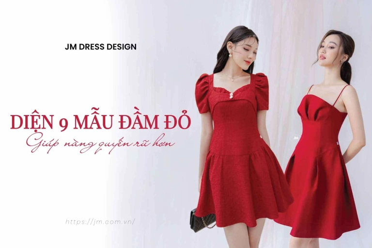 Đầm đỏ sang chảnh: Bắt nhịp xu hướng 2026